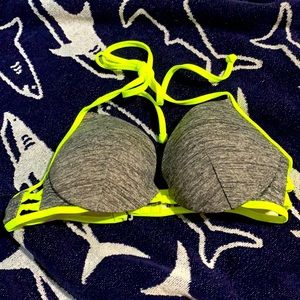 Victoria’s Secret Pink/ size 32B/gray/green top